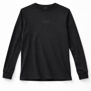 Puma Men's Classic Black Long Sleeve Tee
